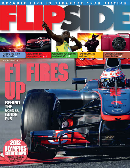 FLIP SIDE magazine side cover Issue 62 April 2012
