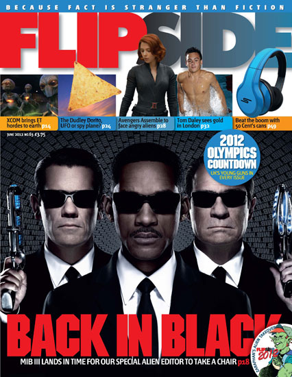 FLIP SIDE magazine side cover Issue 63 June 2012