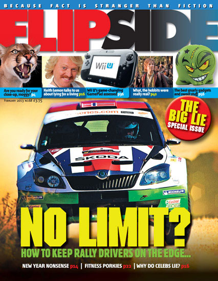 FLIP SIDE magazine side cover Issue 68 February 2013