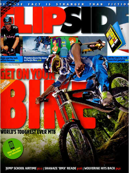 FLIP SIDE magazine side cover Issue 72 July 2013