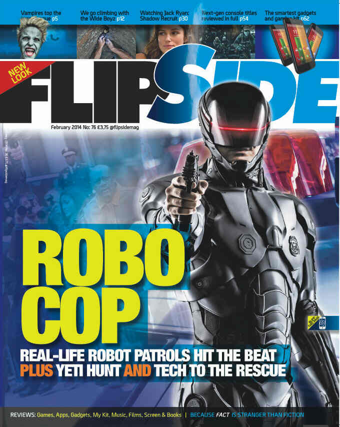 FLIP SIDE magazine side cover Issue 76 February 2014