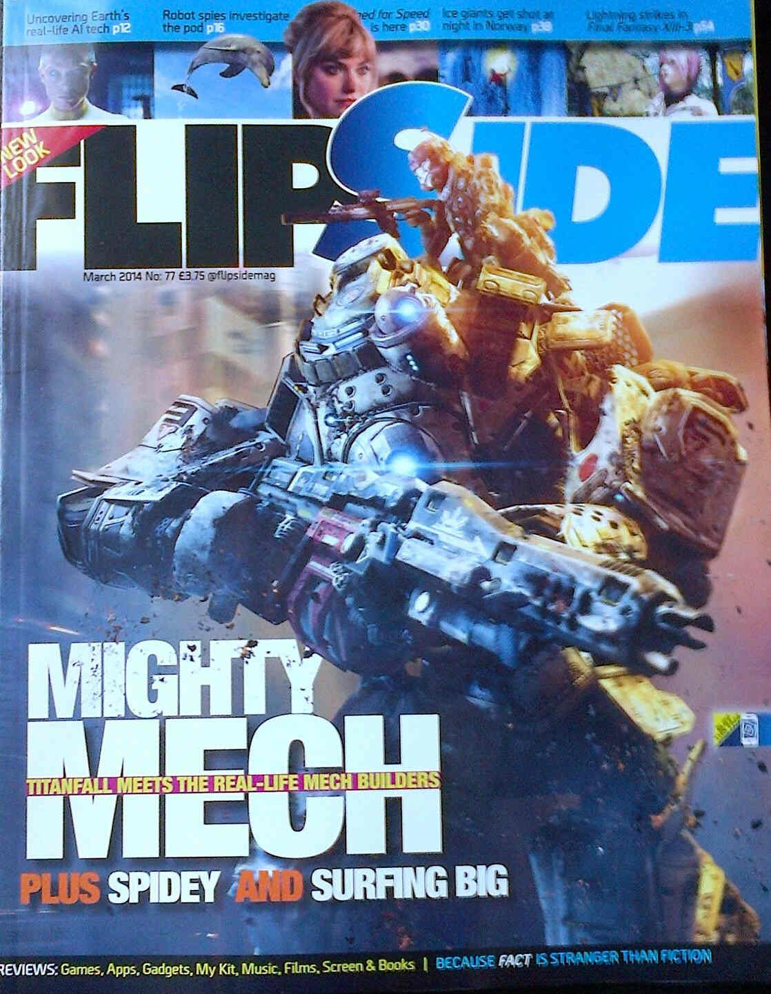 FLIP SIDE magazine side cover Issue 77 March 2014
