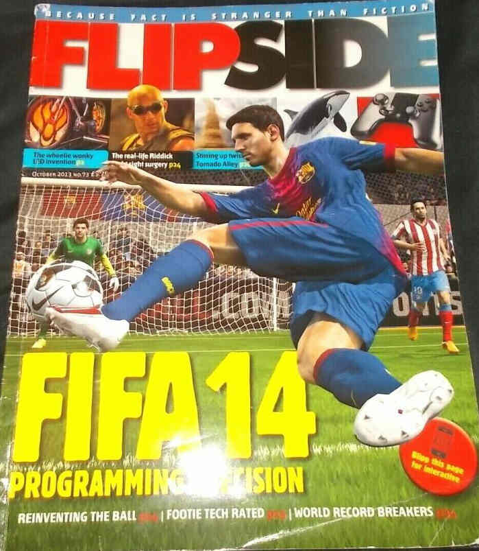 FLIP SIDE magazine side cover Issue 73  October 2013
