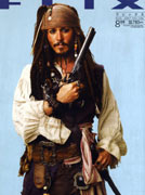 FLIX magazine side cover Issue 166 August 2007