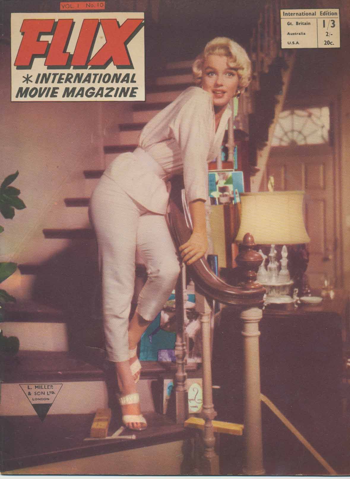 FLIX (50s) magazine side cover  Vol 1 # 10  1955