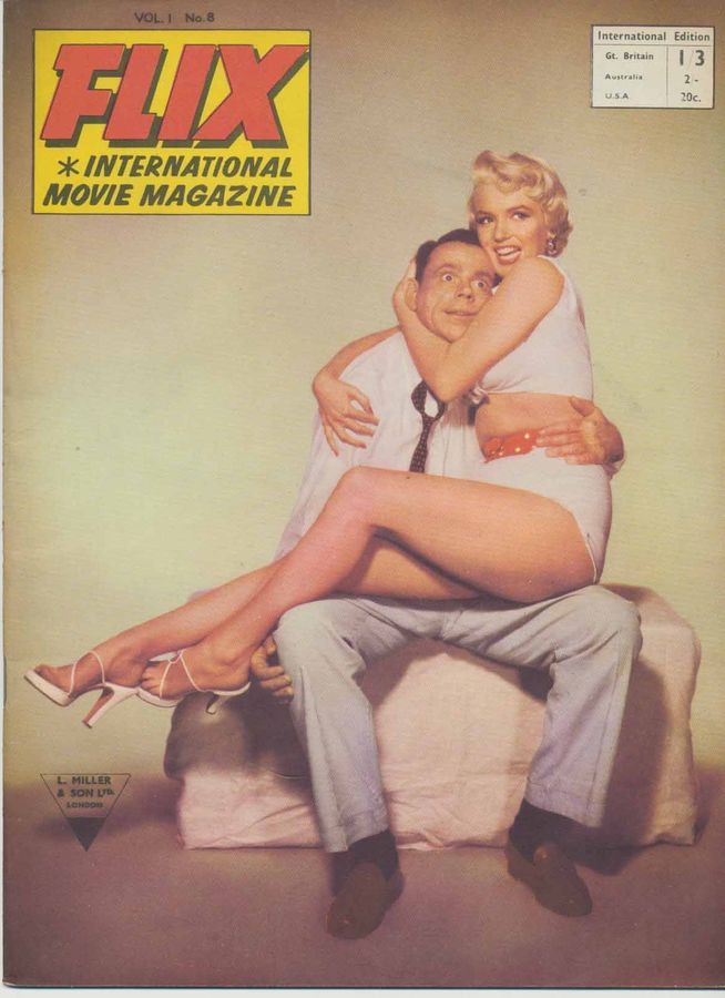 FLIX (50s) magazine side cover  Vol 1 # 8  1955