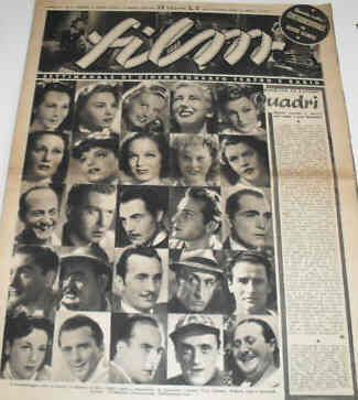 FILM (1938-50) magazine side cover Issue 9 25 March 1944