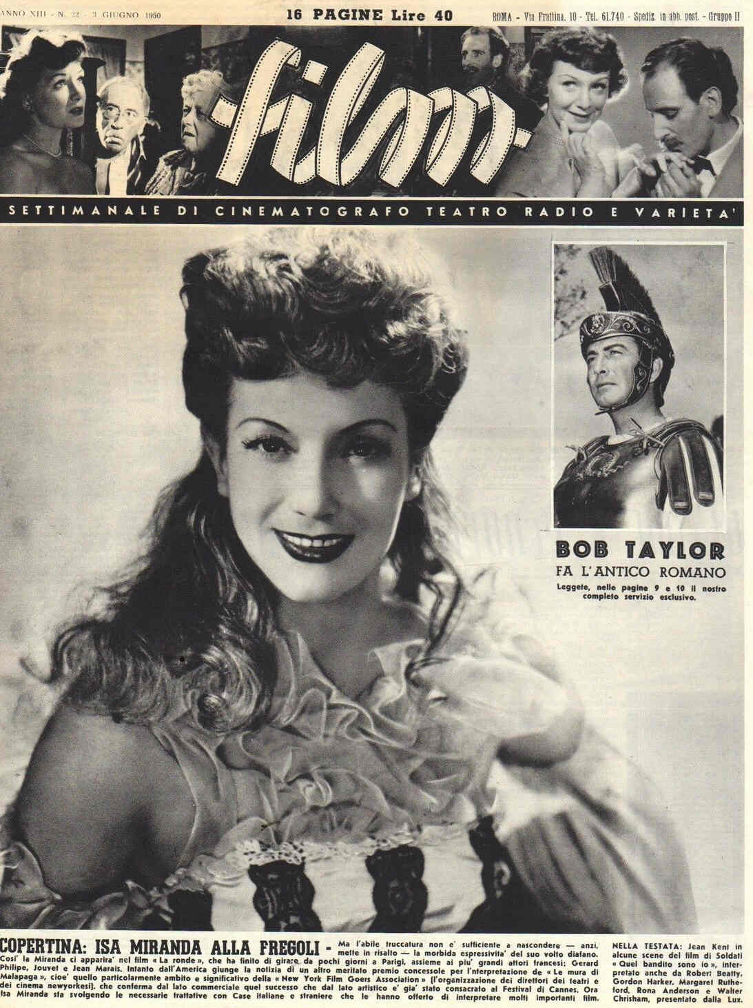FILM (1938-50) magazine side cover Issue 22 3 June 1950