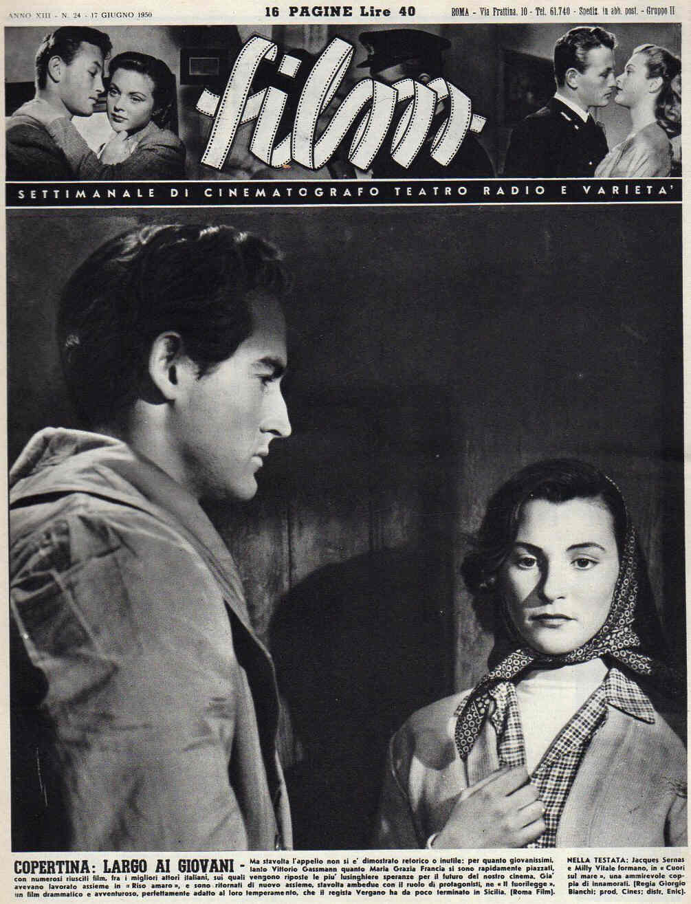 FILM (1938-50) magazine side cover Issue 24 17 June 1950