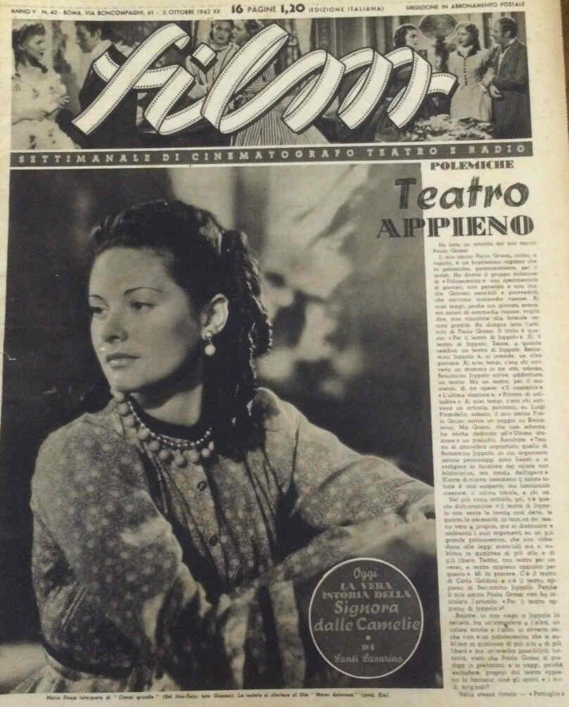 FILM (1938-50) magazine side cover Issue 40 3 October 1942