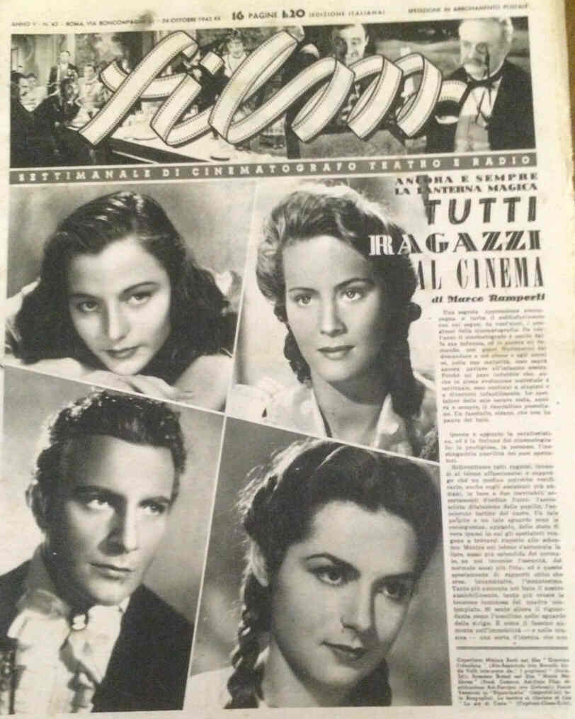 FILM (1938-50) magazine side cover Issue 43 24 October 1942