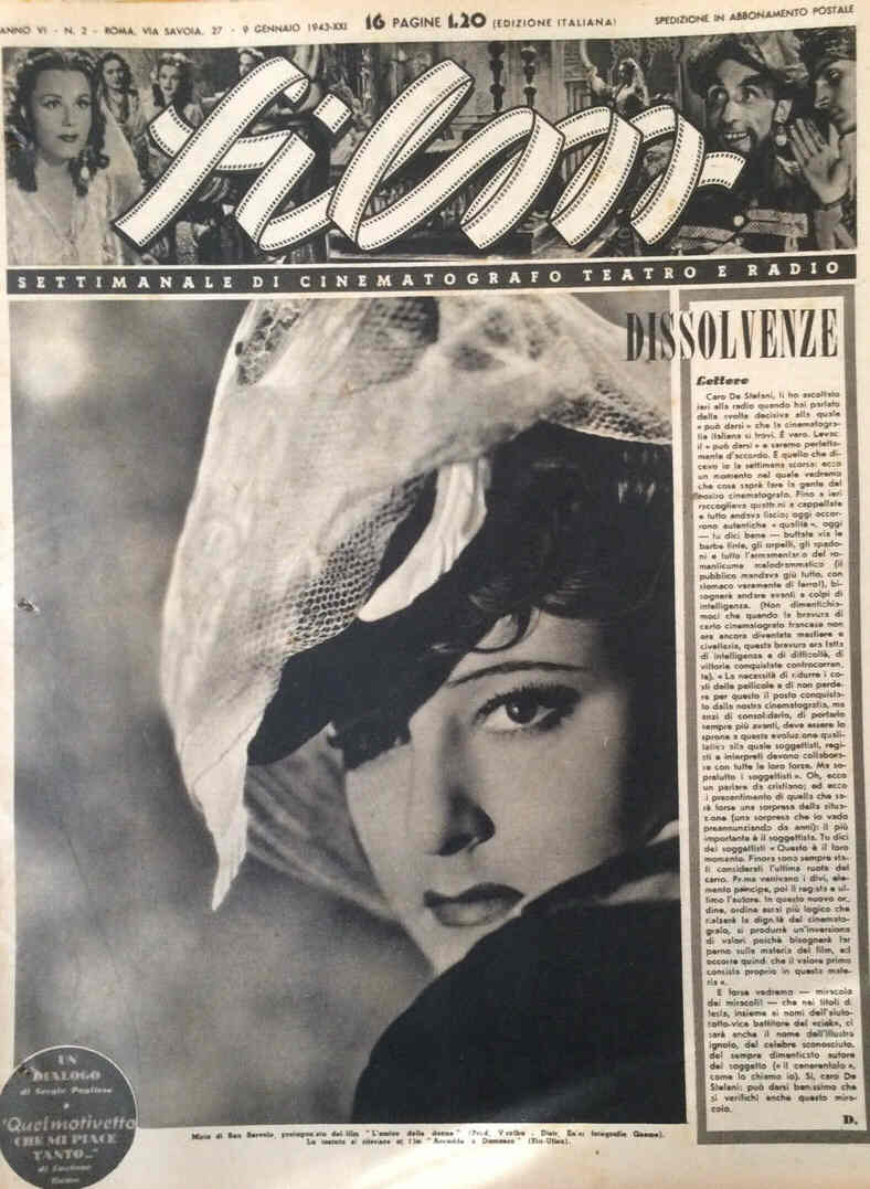 FILM (1938-50) magazine side cover Issue 2 9 January 1943
