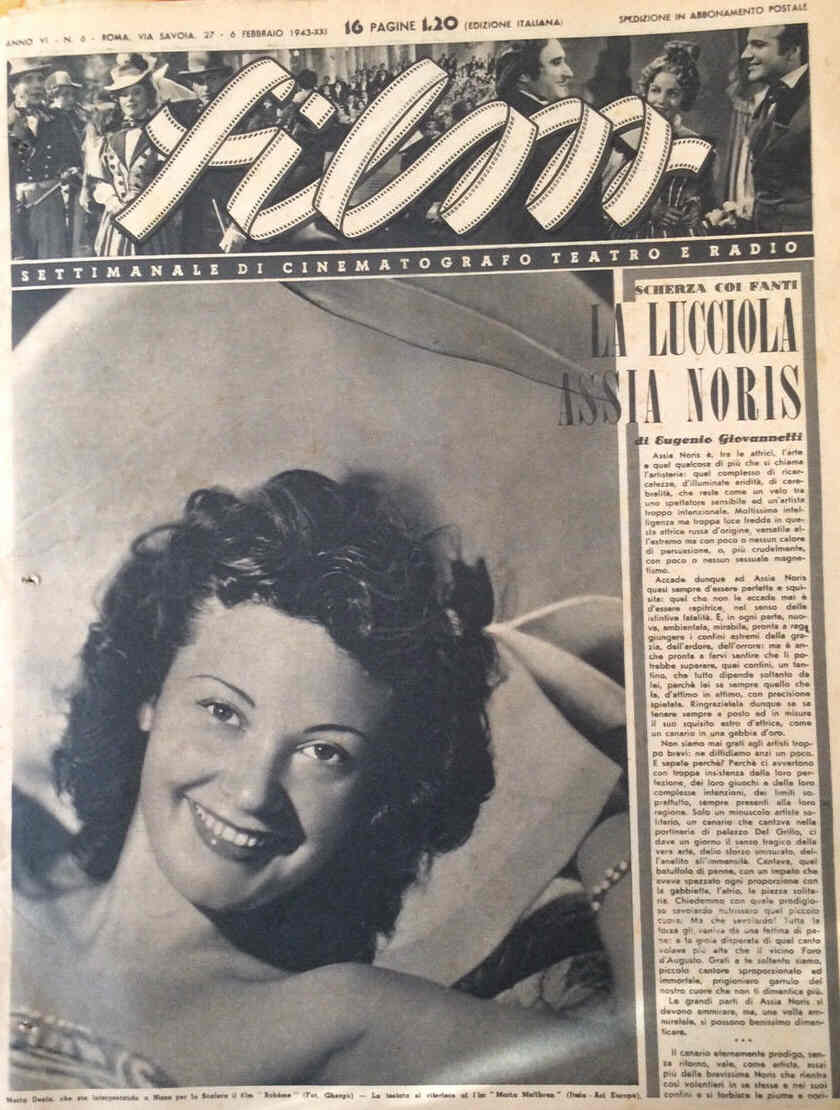 FILM (1938-50) magazine side cover Issue 6 6 February 1943