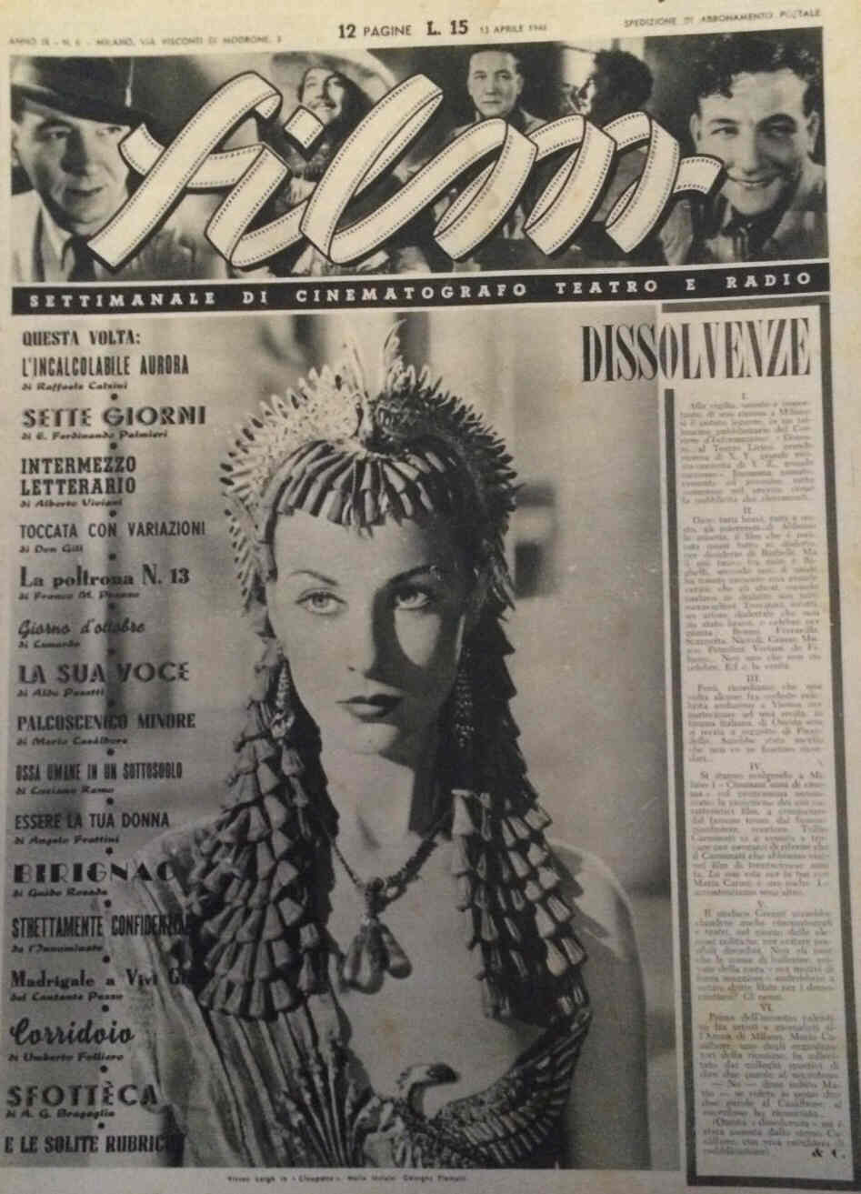 FILM (1938-50) magazine side cover Issue 6 13 April 1946