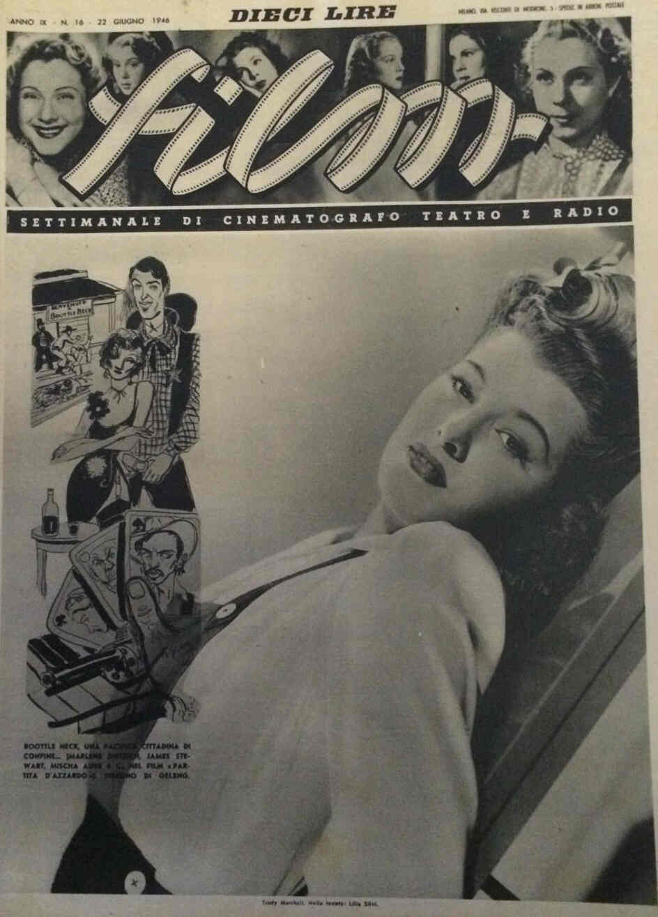 FILM (1938-50) magazine side cover Issue 16 22 June 1946