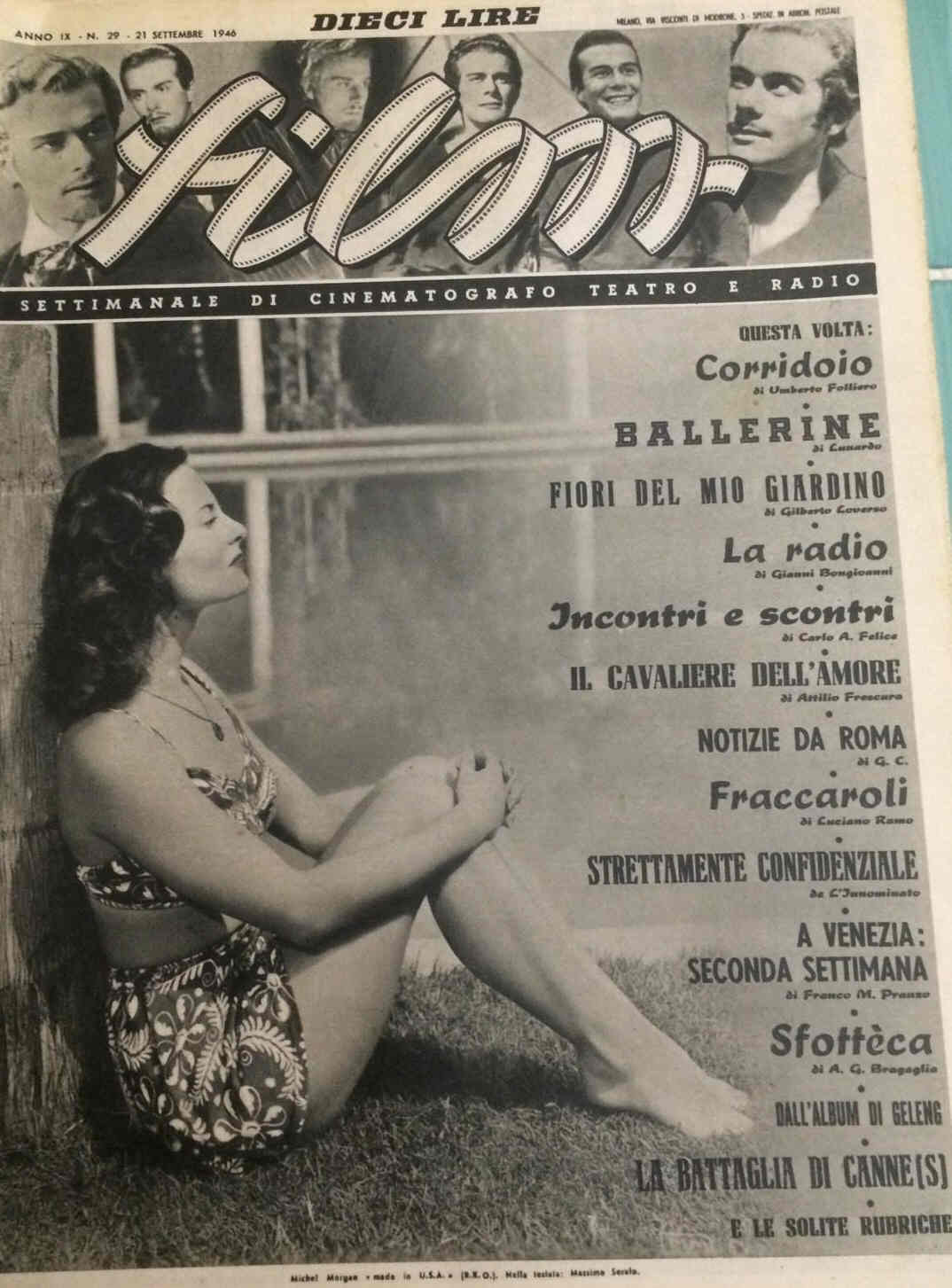 FILM (1938-50) magazine side cover Issue 29 21 September 1946