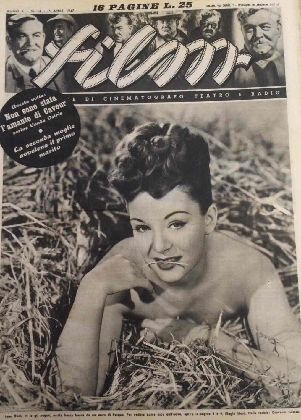 FILM (1938-50) magazine side cover Issue 14 5 April 1947