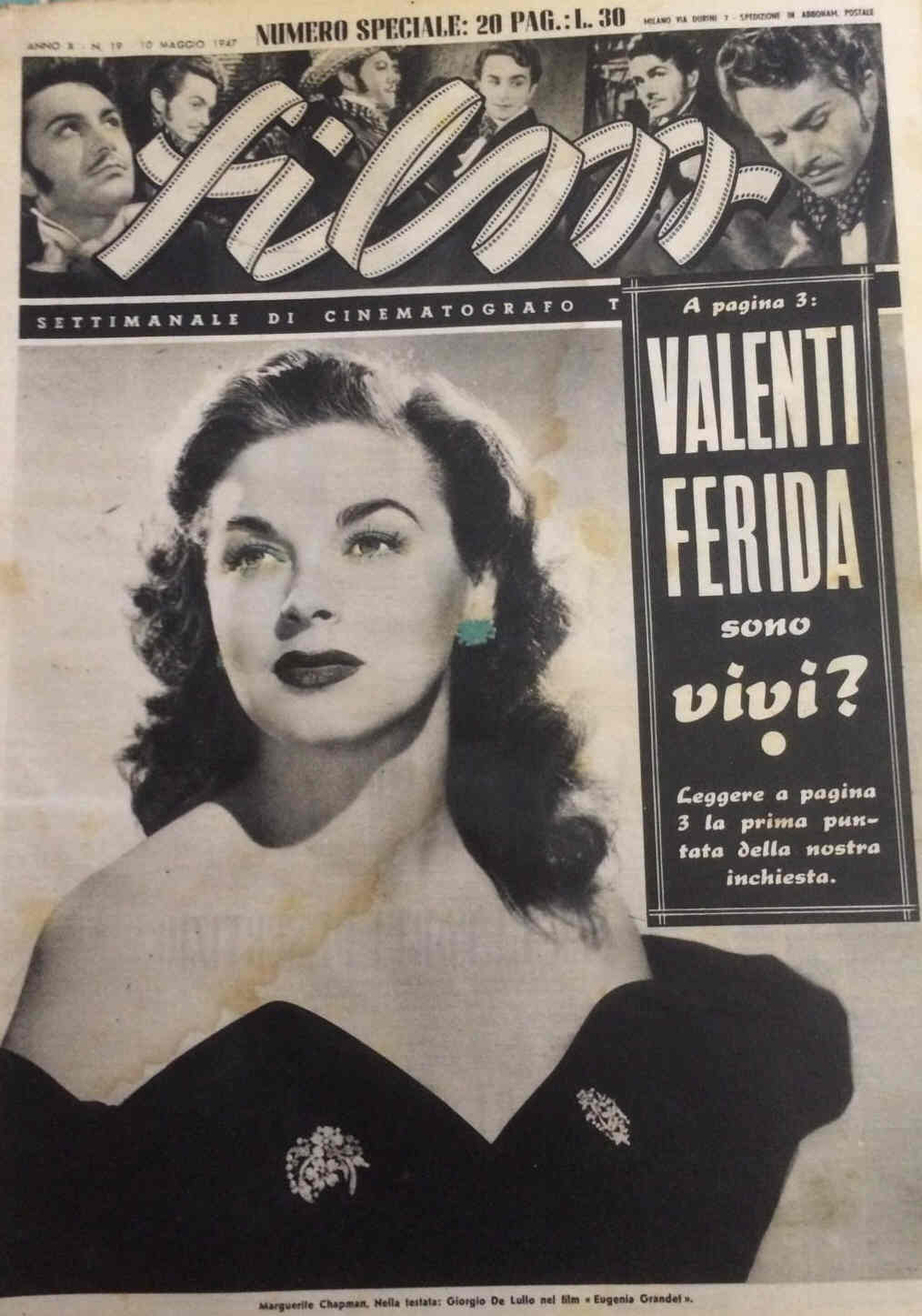 FILM (1938-50) magazine side cover Issue 19 10 May 1947
