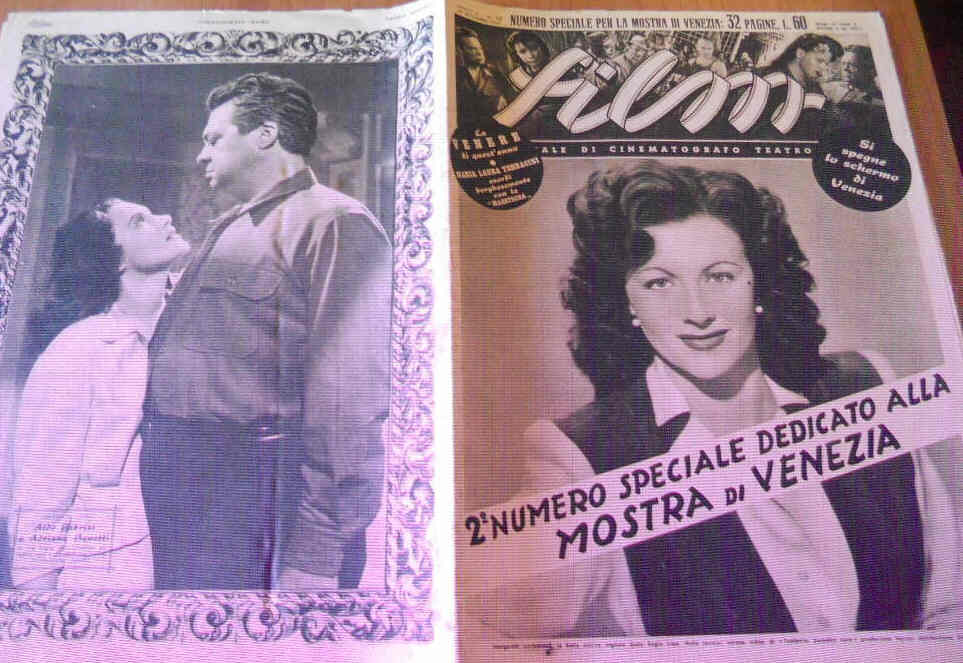FILM (1938-50) magazine side cover Issue 38 20 September 1947