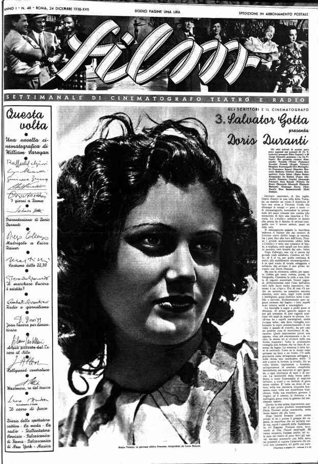 FILM (1938-50) magazine side cover Issue 48 24 December 1938