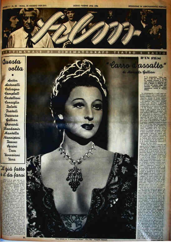 FILM (1938-50) magazine side cover Issue 20 20 May 1939