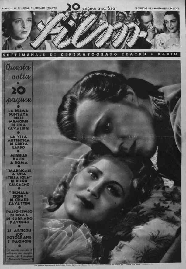 FILM (1938-50) magazine side cover Issue 51 23 December 1939