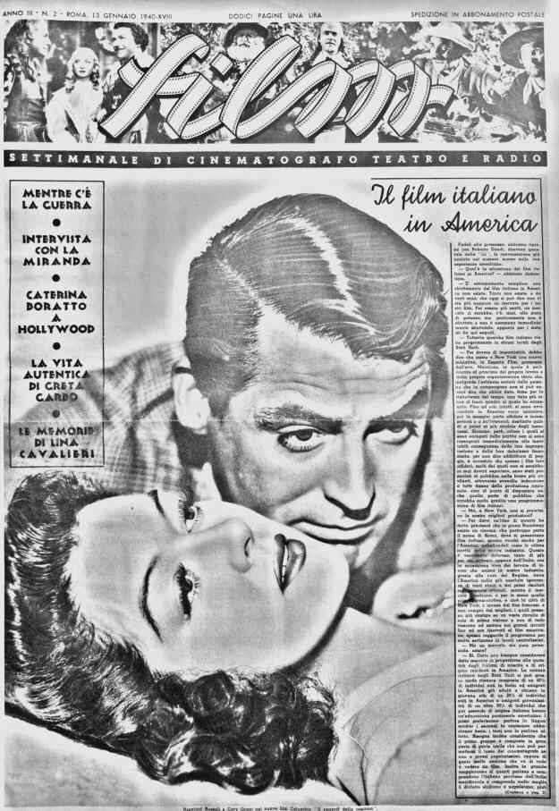 FILM (1938-50) magazine side cover Issue 2 13 January 1940