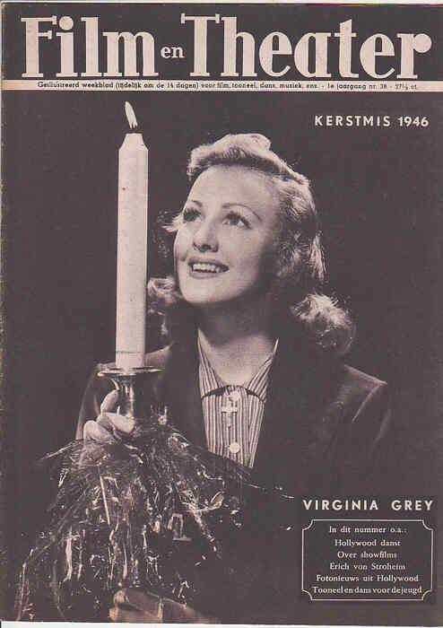 FILM EN THEATER magazine side cover Issue 38 24 December 1946