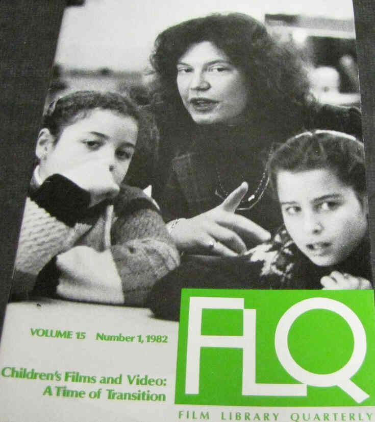 FILM LIBRARY QUARTERLY magazine side cover  Vol 15 # 1  1982
