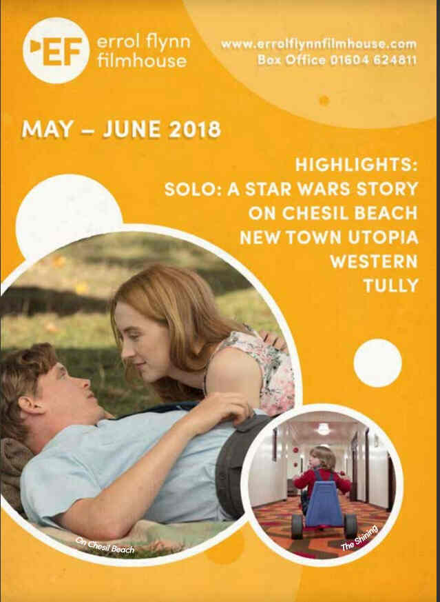 ERROL FLYNN FILMHOUSE magazine side cover  May/June 2018