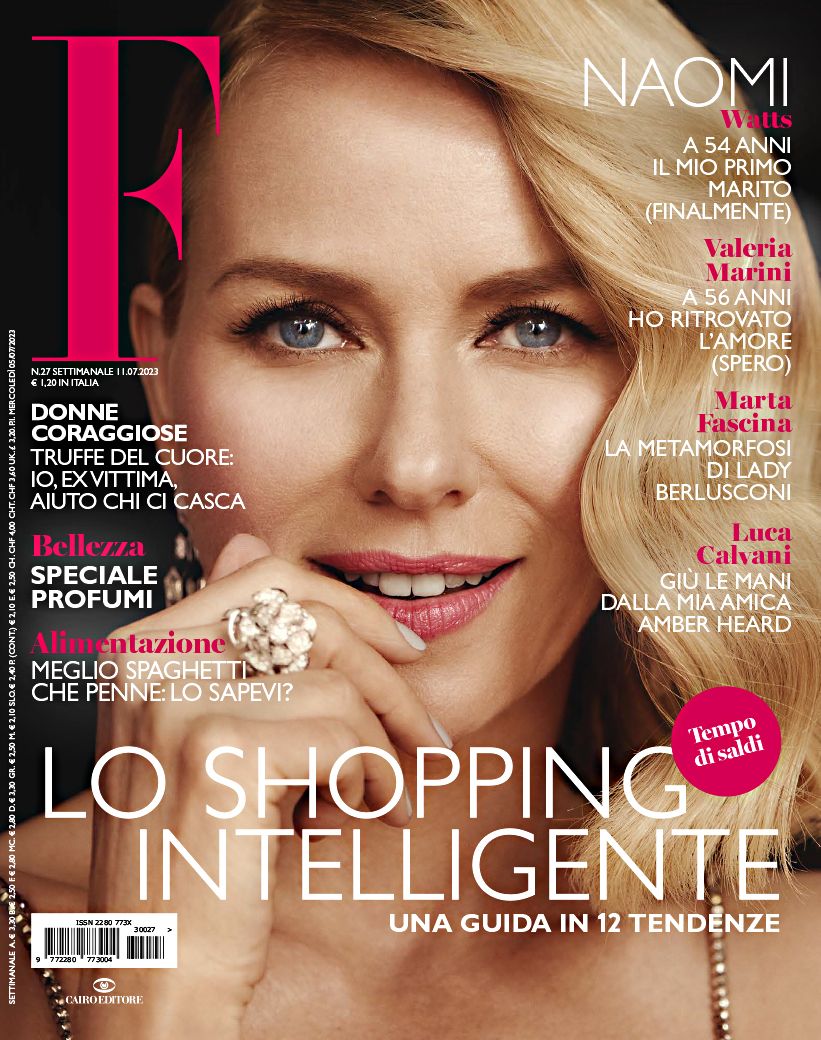 F MAGAZINE magazine side cover 11 July 2023