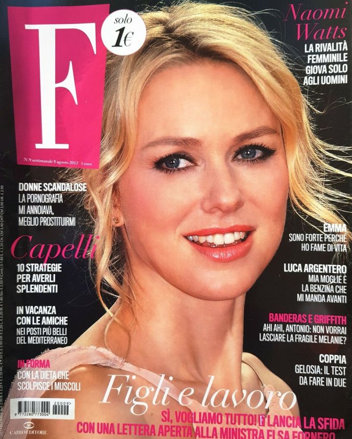 F MAGAZINE magazine side cover Issue 9 8 August 2012