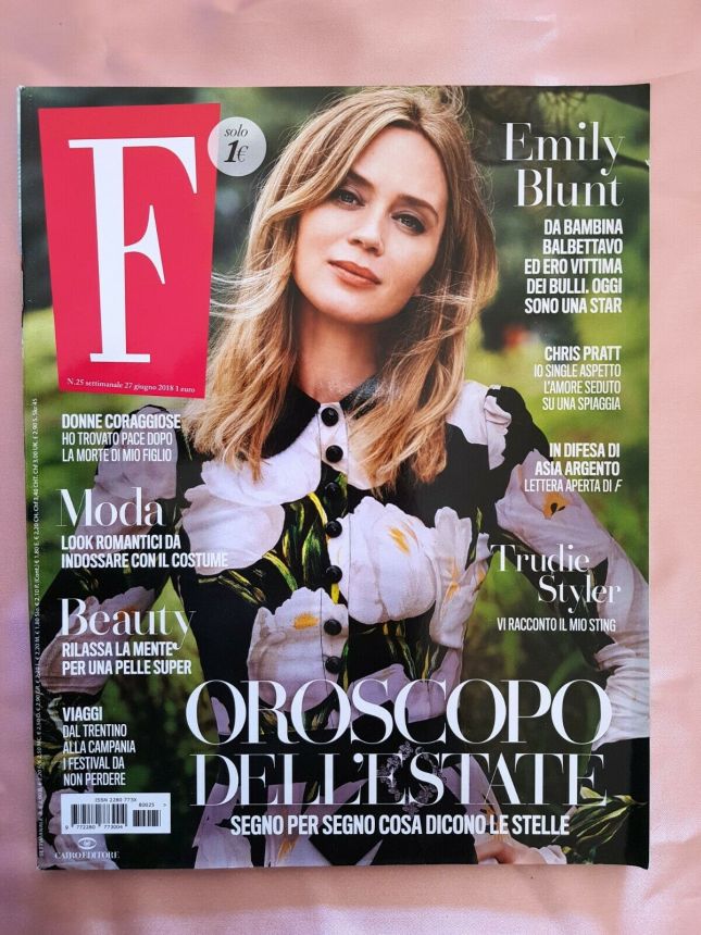 F MAGAZINE magazine side cover Issue 25 27 June 2018