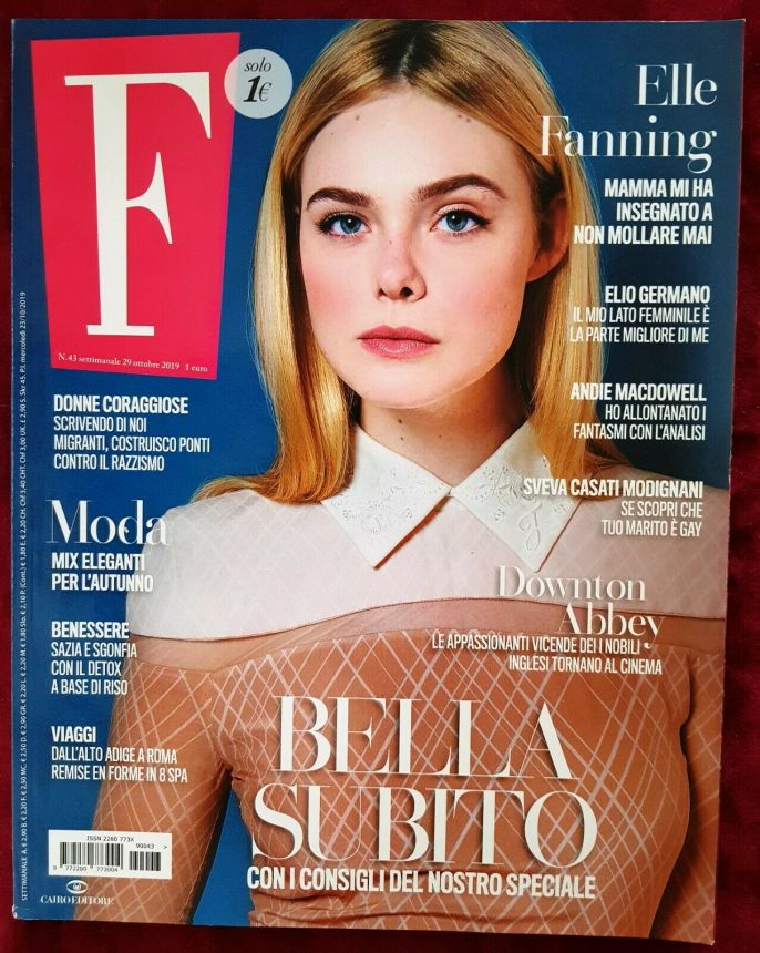 F MAGAZINE magazine side cover Issue 43 29 October 2019