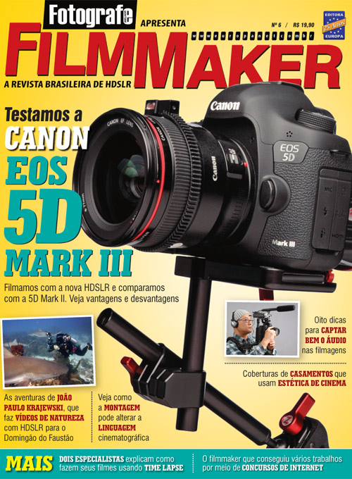 FOTOGRAFE FILMMAKER magazine side cover Issue 6 November/December 2012