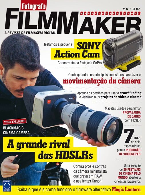 FOTOGRAFE FILMMAKER magazine side cover Issue 12 November/December 2013