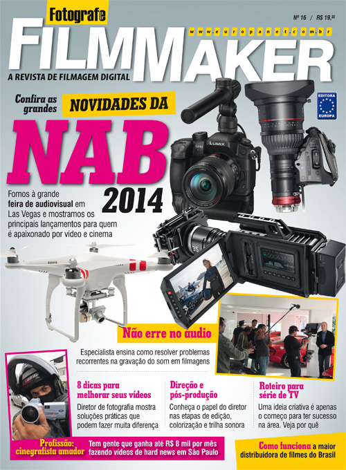 FOTOGRAFE FILMMAKER magazine side cover Issue 16 July/August 2014