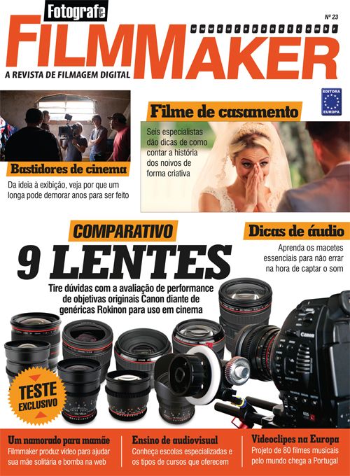 FOTOGRAFE FILMMAKER magazine side cover Issue 23 September/October 2015