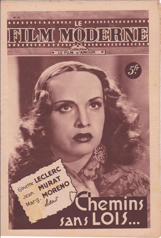 FILM MODERNE | LE magazine side cover Issue 18  1948
