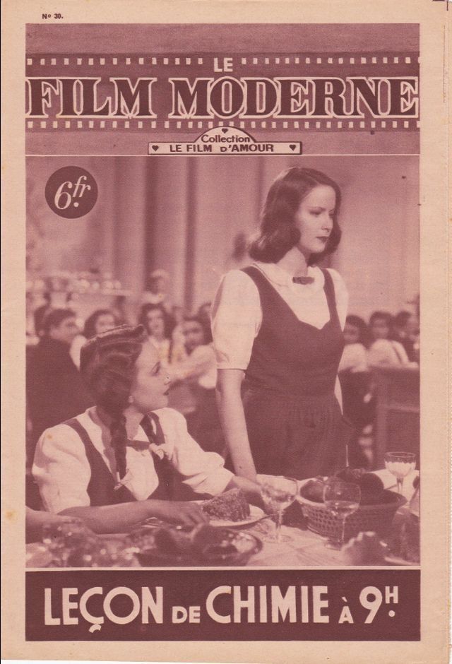 FILM MODERNE | LE magazine side cover Issue 30  1948