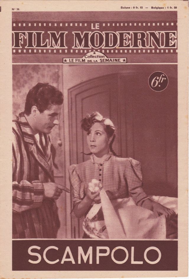 FILM MODERNE | LE magazine side cover Issue 36  1948