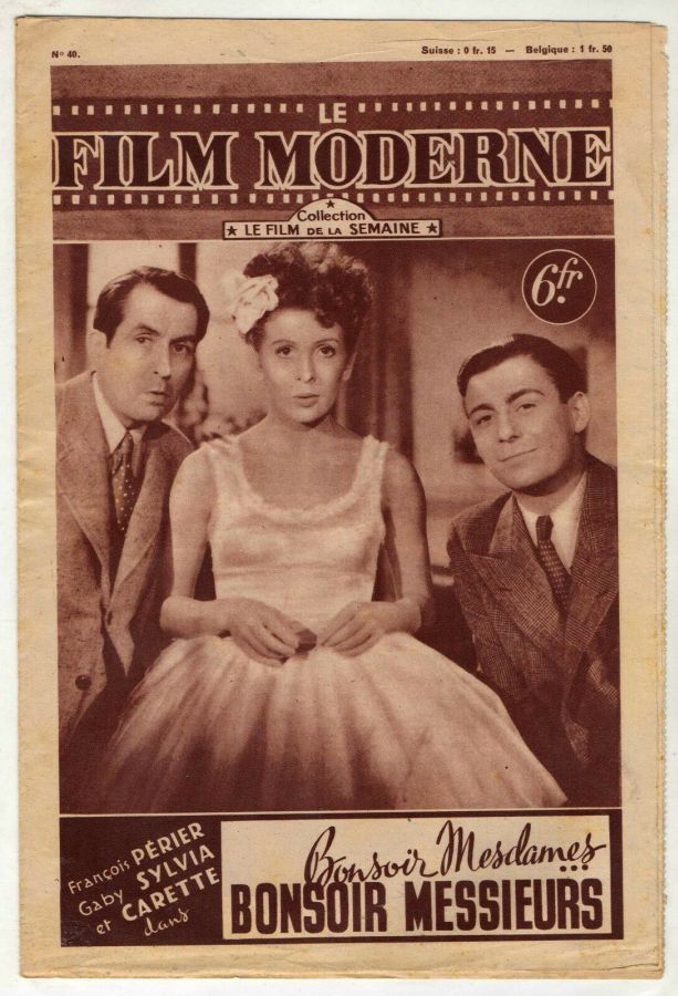 FILM MODERNE | LE magazine side cover Issue 40  1948