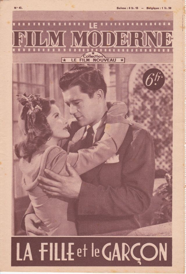 FILM MODERNE | LE magazine side cover Issue 43  1948