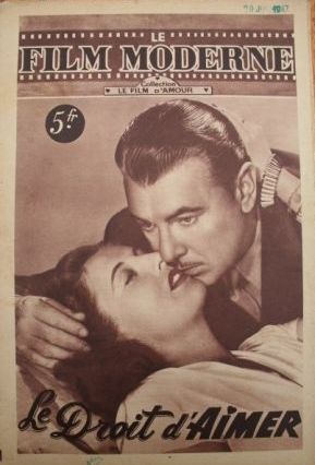 FILM MODERNE | LE magazine side cover Issue 7 15 April 1947