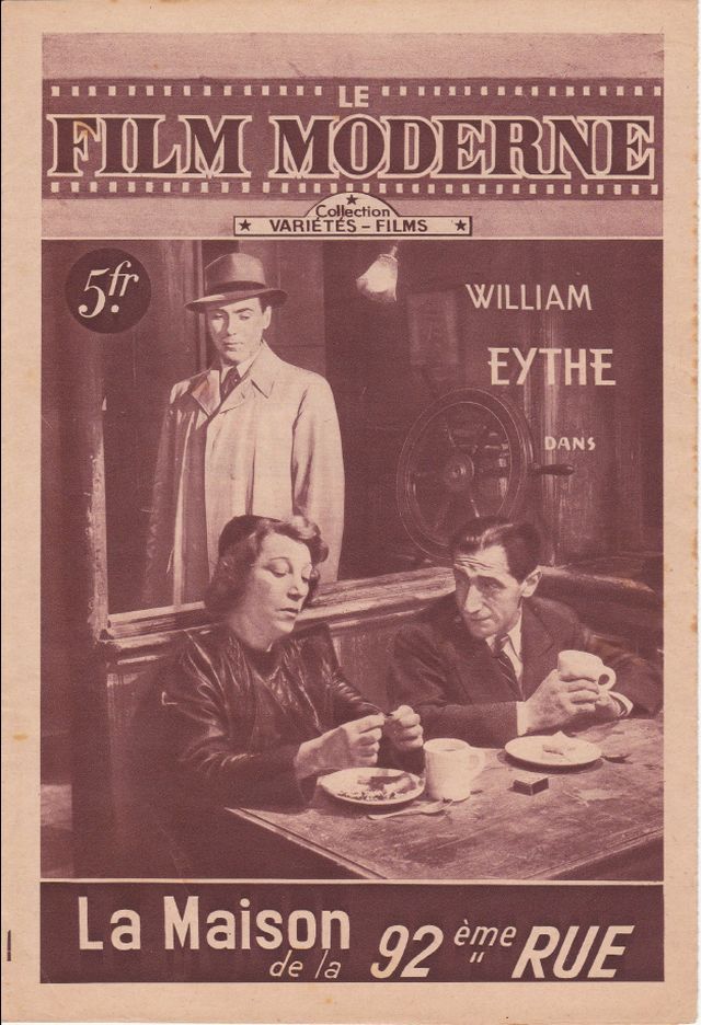 FILM MODERNE | LE magazine side cover Issue 12 22 July 1947
