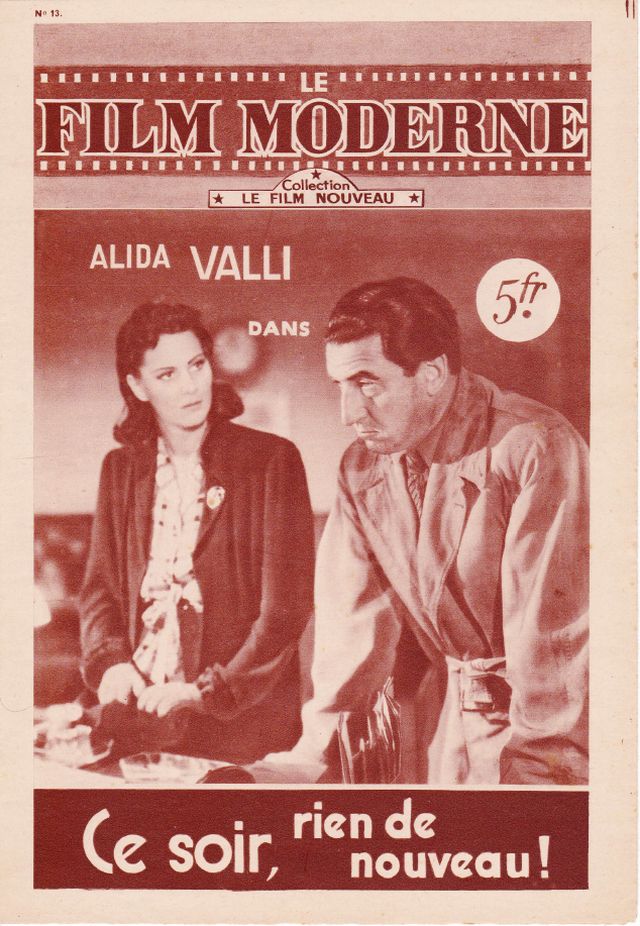 FILM MODERNE | LE magazine side cover Issue 13  1947