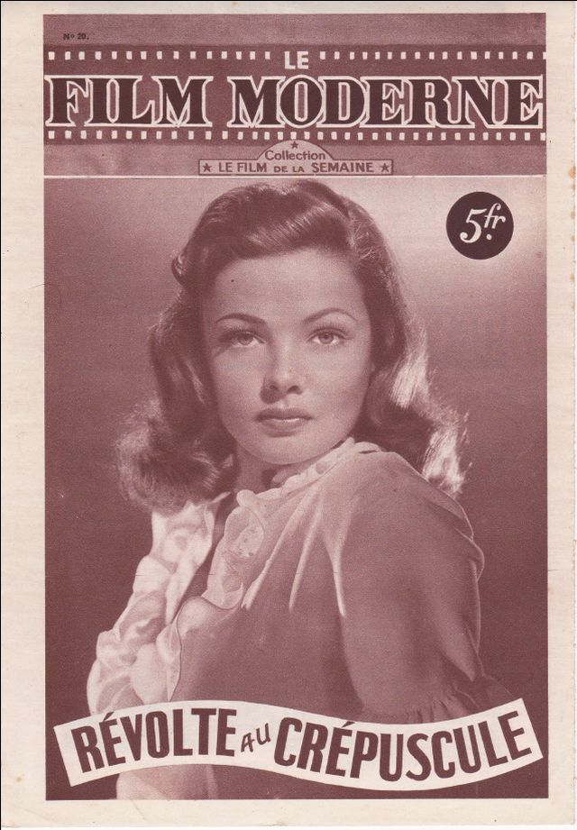 FILM MODERNE | LE magazine side cover Issue 20  1947