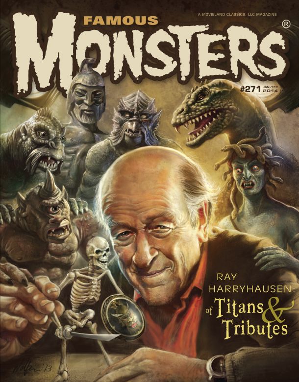 FAMOUS MONSTERS OF FILMLAND magazine side cover Issue 271 January/February 2014