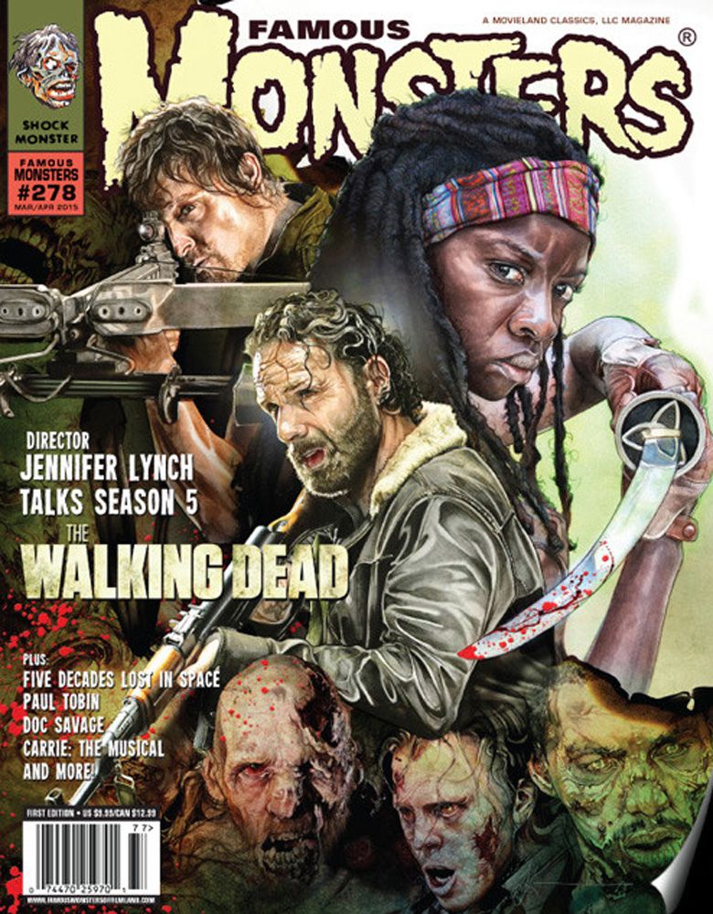 FAMOUS MONSTERS OF FILMLAND magazine side cover Issue 278 March/April 2015