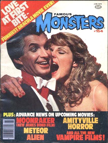 FAMOUS MONSTERS OF FILMLAND magazine side cover Issue 154 June 1979